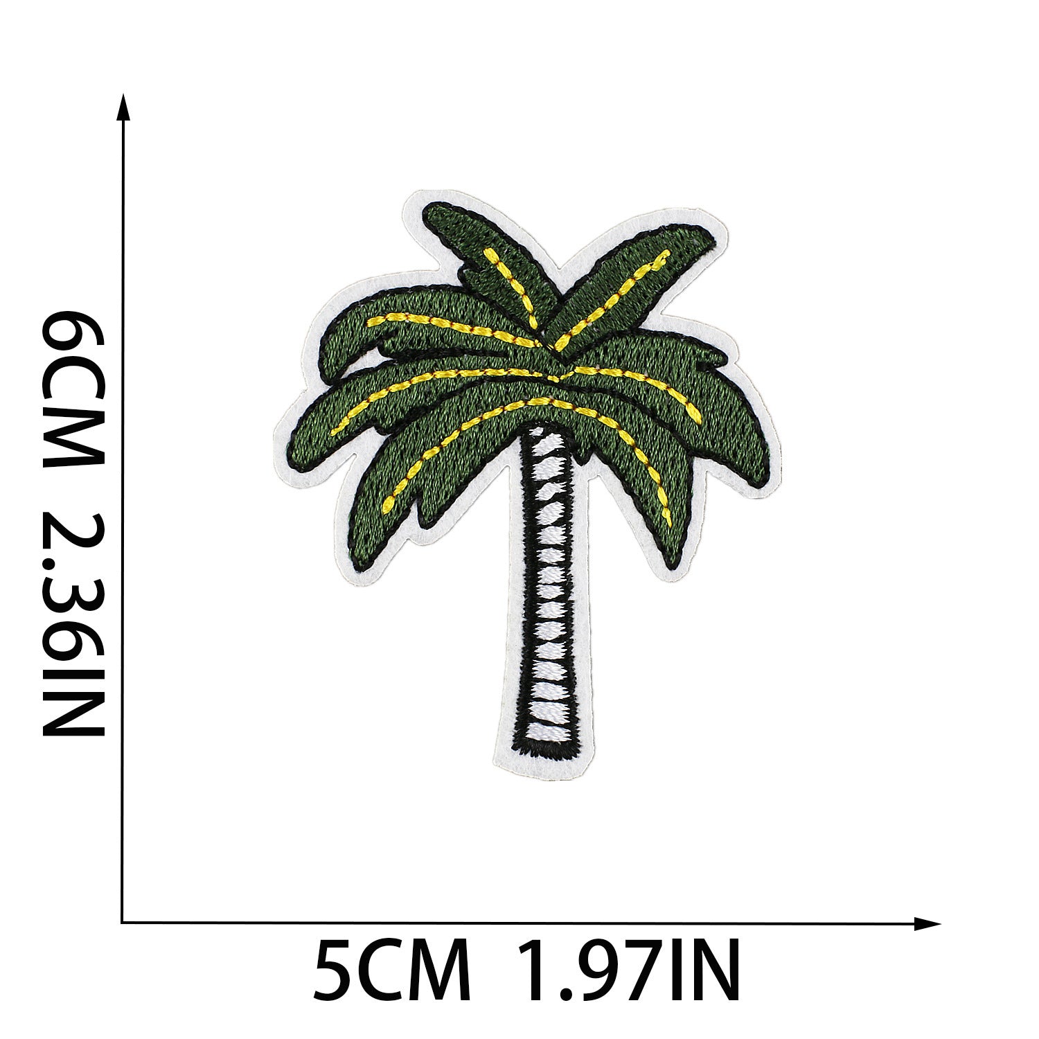 Wholesale cartoon mouth patch cactus clothes decorative embroidery stickers